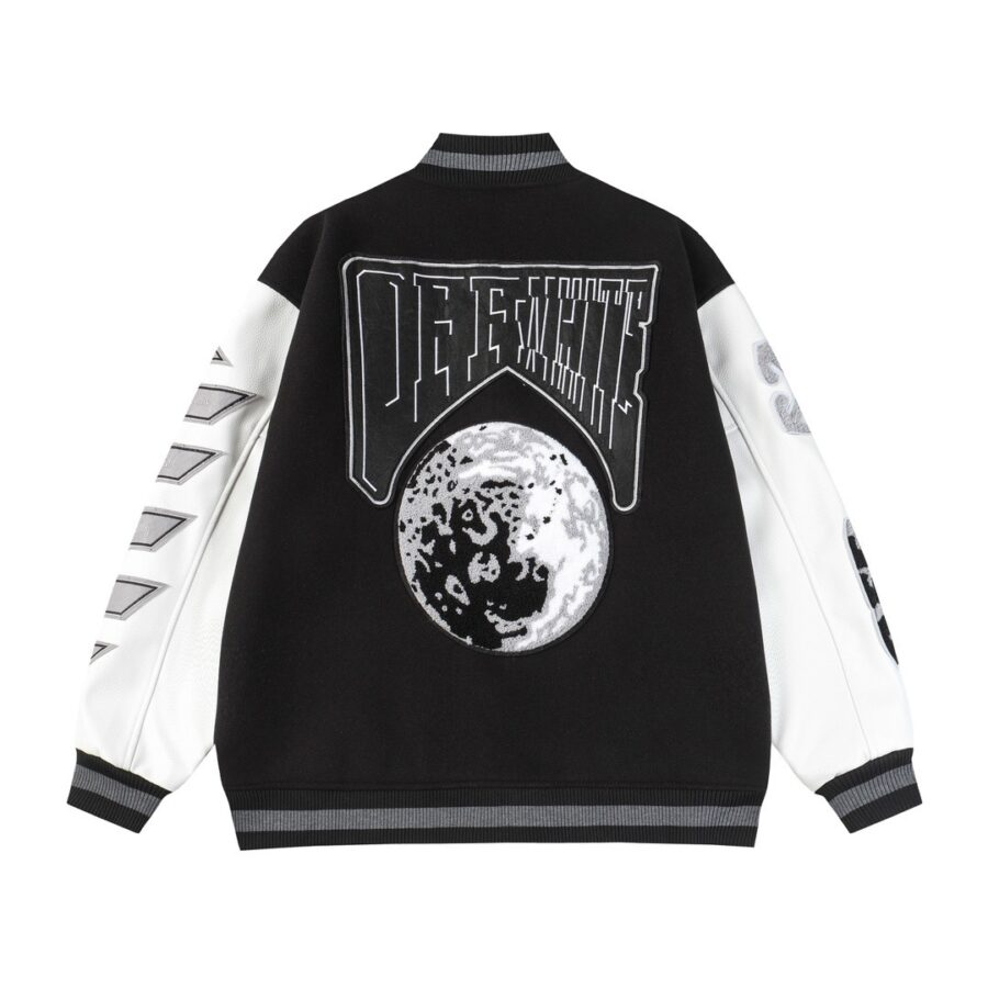 Lunar Letter Baseball Jacket - Modern Style – Bild 2