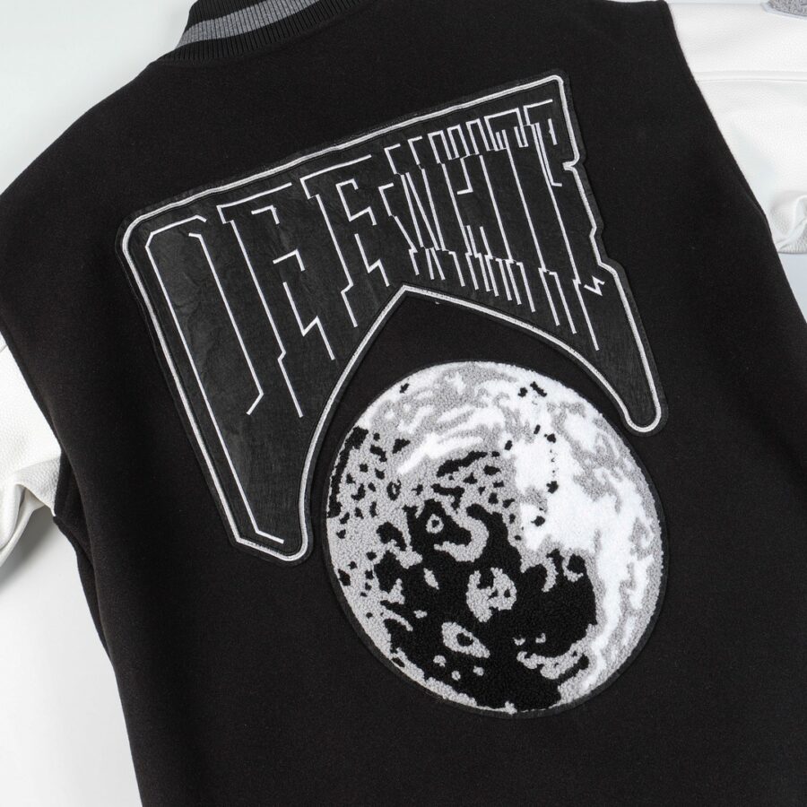 Lunar Letter Baseball Jacket - Modern Style – Bild 4