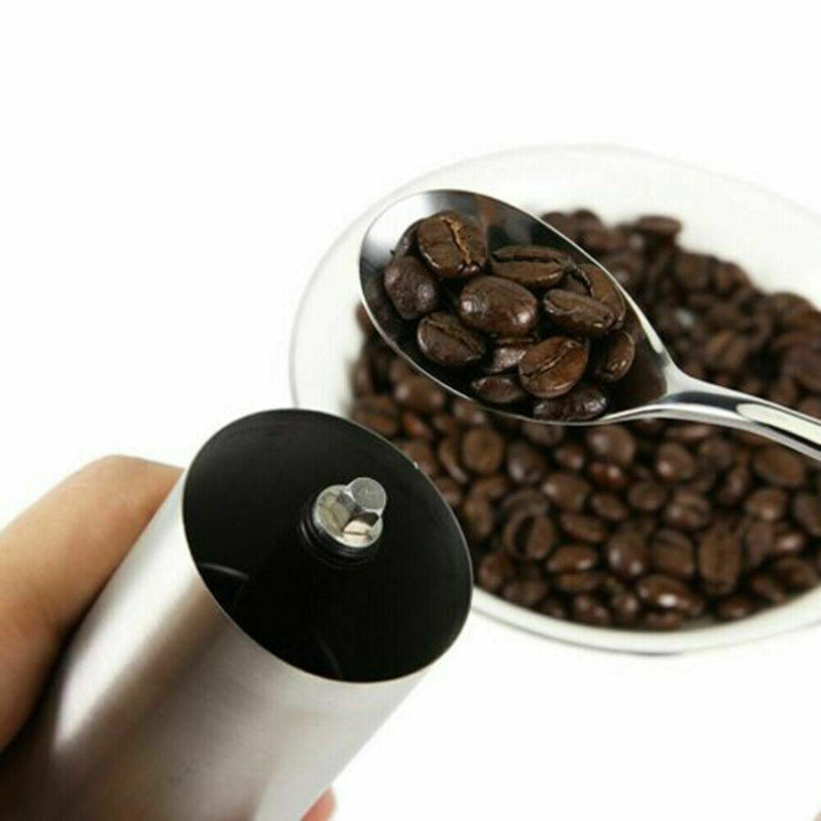 Hand Crank Pepper Conical Burr Grinder Coffee Beans Mill Muller Stainless Steel – Bild 8