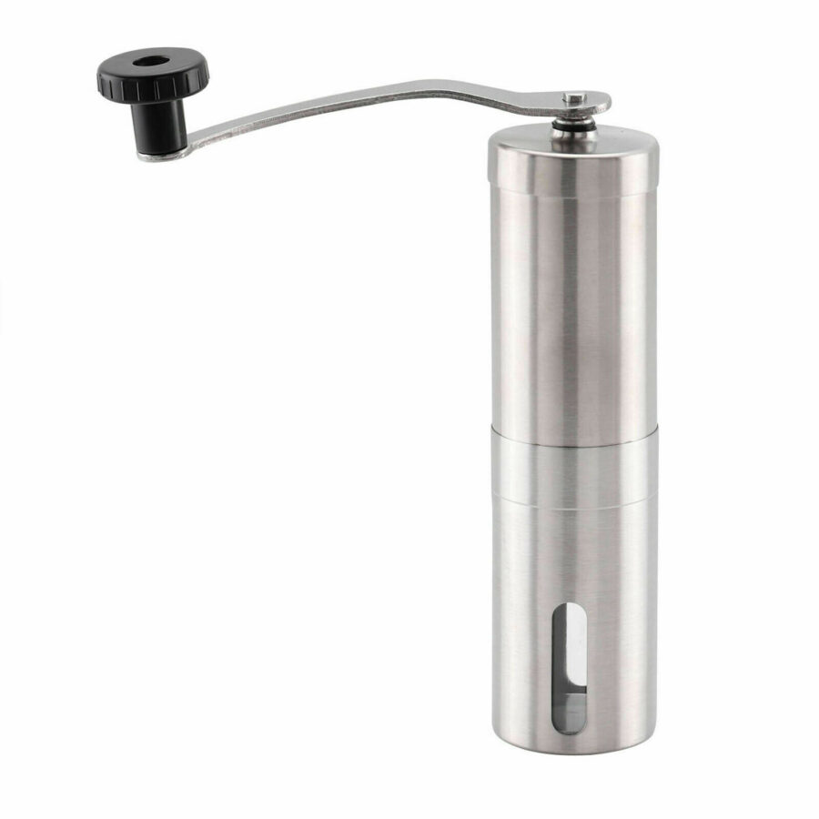 Hand Crank Pepper Conical Burr Grinder Coffee Beans Mill Muller Stainless Steel – Bild 2