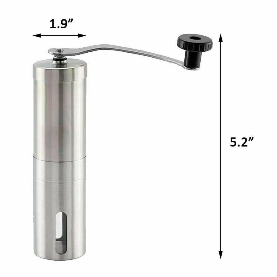Hand Crank Pepper Conical Burr Grinder Coffee Beans Mill Muller Stainless Steel – Bild 3